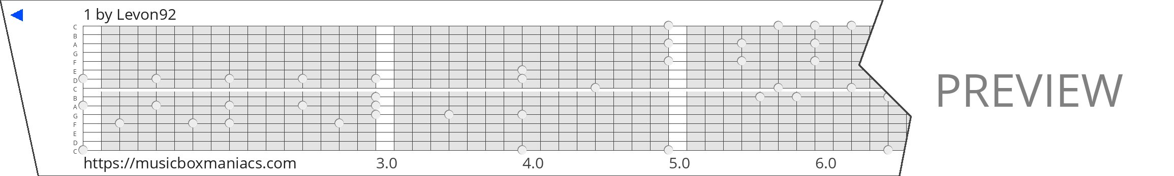 1 15 note music box paper strip