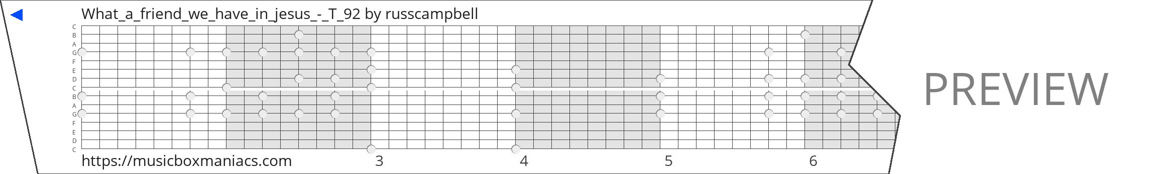 What_a_friend_we_have_in_jesus_-_T_92 15 note music box paper strip